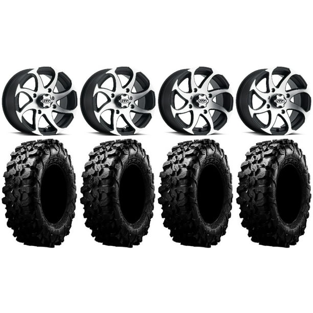 ITP SS212 Wheel 14x8 4//110 Machined w// Black 3+5 Yamaha YXZ 1000R SS 2017